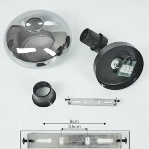hofstein Applique murale Haikala Noir, 1 lumière* Lampes Modernes