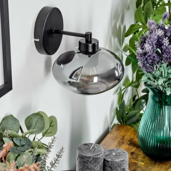 hofstein Applique murale Haikala Noir, 1 lumière* Lampes Modernes