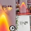 hofstein Applique murale Harare LED Chrome, 1 lumière* Lampes En Verre