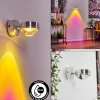 hofstein Applique murale Harare LED Chrome, 1 lumière* Lampes En Verre