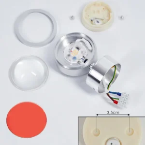 hofstein Applique murale Harare LED Chrome, 1 lumière* Lampes En Verre