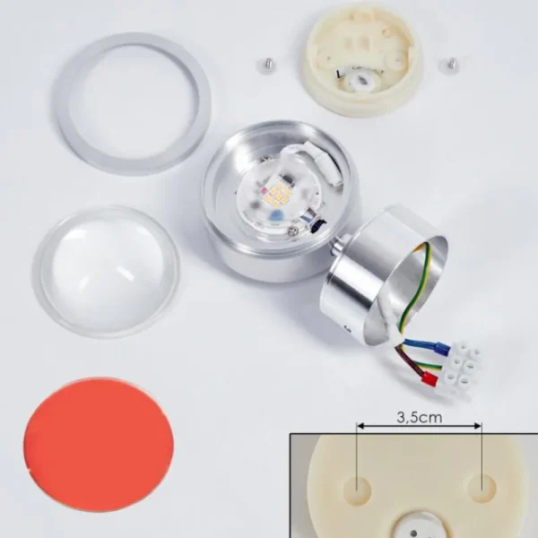hofstein Applique murale Harare LED Chrome, 1 lumière* Lampes En Verre