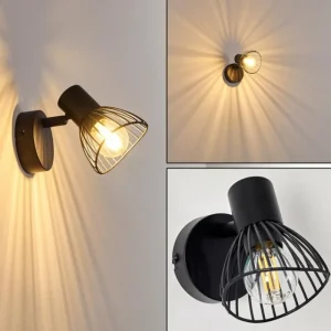 hofstein Applique murale Holbol Noir, 1 lumière* Lampes Modernes