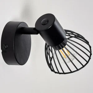 hofstein Applique murale Holbol Noir, 1 lumière* Lampes Modernes
