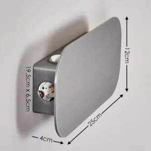hofstein Applique murale Homad LED Aluminium, 1 lumière* Lampes Modernes