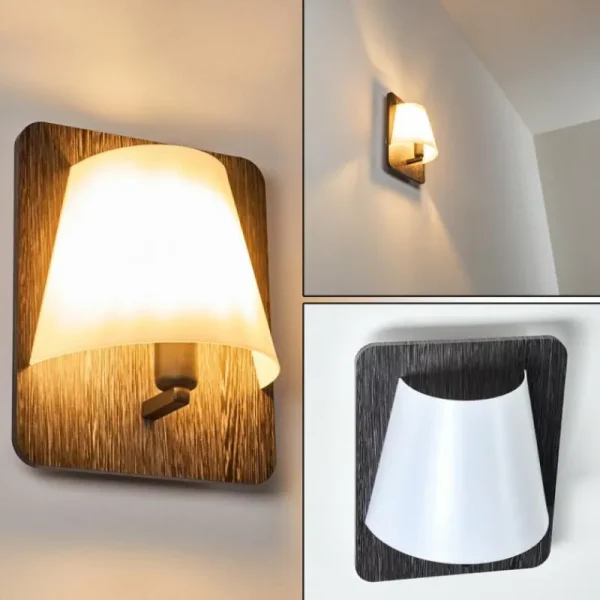 hofstein Applique murale Huddinge Gris, 1 lumière* Lampes Modernes
