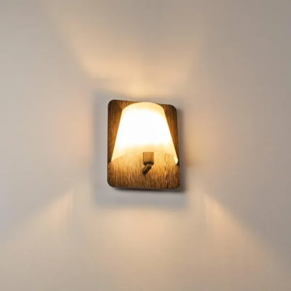 hofstein Applique murale Huddinge Gris, 1 lumière* Lampes Modernes