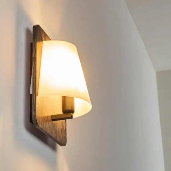 hofstein Applique murale Huddinge Gris, 1 lumière* Lampes Modernes