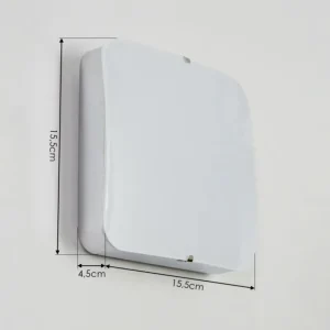 hofstein Applique murale Hutton LED Nickel mat, 1 lumière* Lampes En Verre