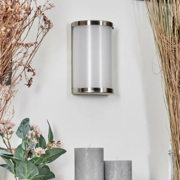 hofstein Applique murale Hutton LED Nickel mat, 2 lumières* Lampes Modernes
