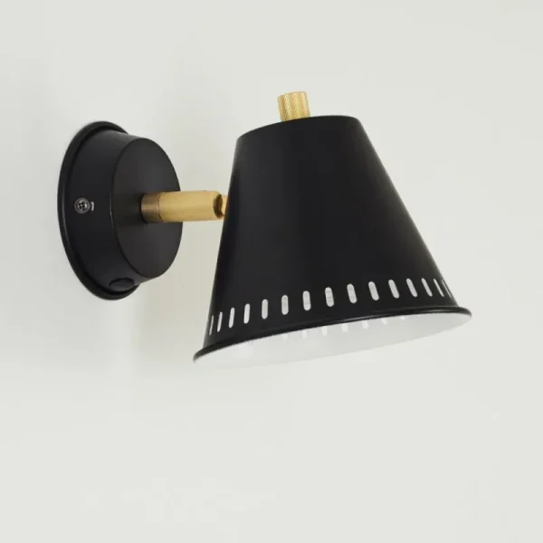 hofstein Applique murale Iasoa Laiton, Noir, 1 lumière* Lampes Modernes