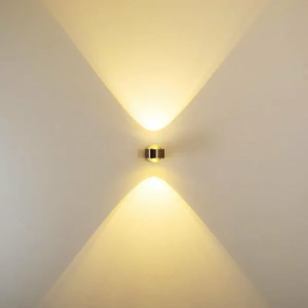 hofstein Applique murale INDORE LED Nickel mat, 2 lumières* Lampes Modernes