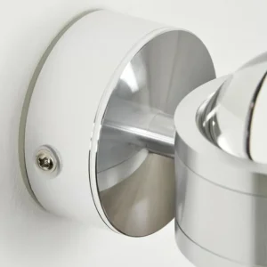 hofstein Applique murale Indore LED Aluminium, 2 lumières* Lampes En Verre