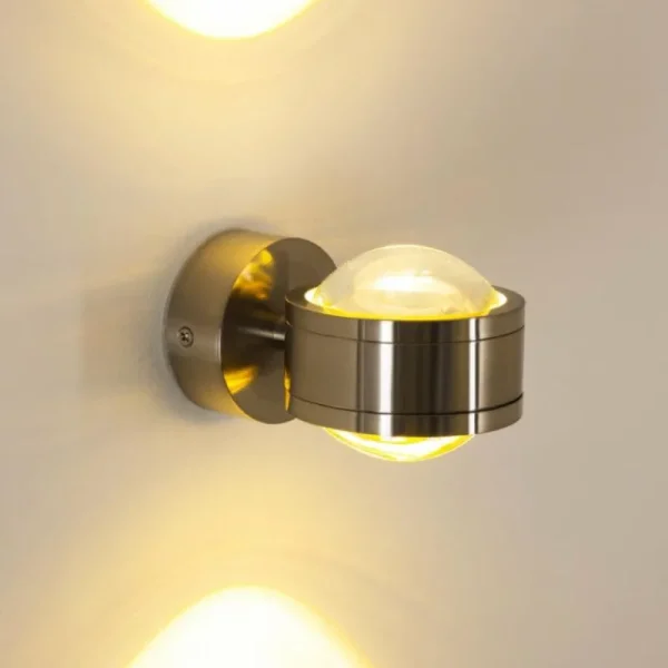 hofstein Applique murale INDORE LED Nickel mat, 2 lumières* Lampes Modernes