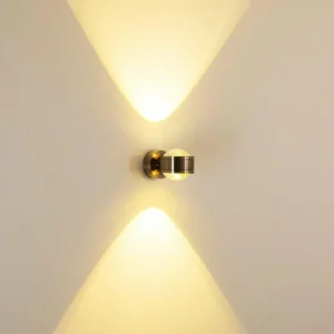 hofstein Applique murale INDORE LED Nickel mat, 2 lumières* Lampes Modernes
