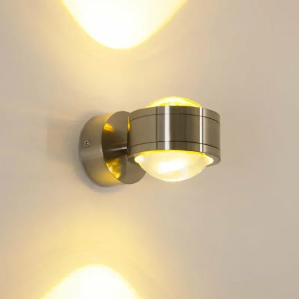 hofstein Applique murale INDORE LED Nickel mat, 2 lumières* Lampes Modernes