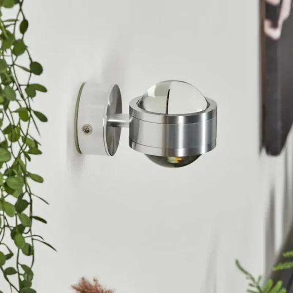 hofstein Applique murale Indore LED Aluminium, 2 lumières* Lampes En Verre
