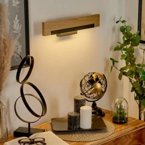 hofstein Applique murale Inzino LED Écru, Noir, 1 lumière* Lampes Modernes