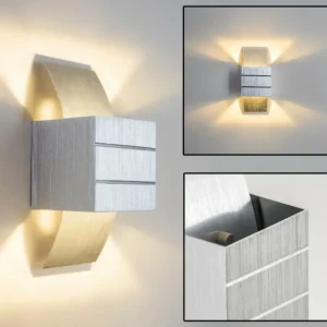 hofstein Applique murale Istanbul Acier inoxydable, 1 lumière* Lampes Modernes