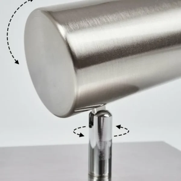 hofstein Applique murale Javel Chrome, Nickel mat, 1 lumière* Lampes Modernes