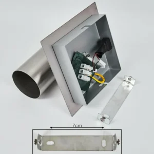 hofstein Applique murale Javel Chrome, Nickel mat, 1 lumière* Lampes Modernes