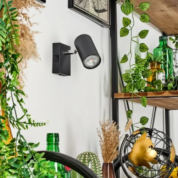 hofstein Applique murale Javel Noir, 1 lumière* Lampes Modernes