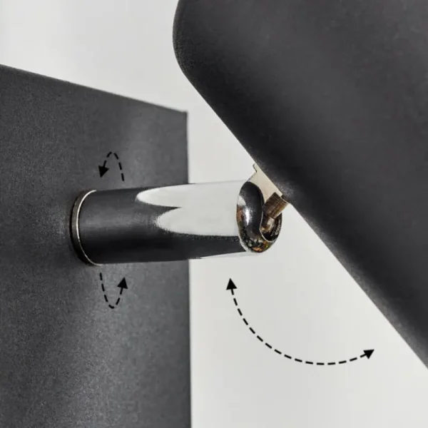 hofstein Applique murale Javel Noir, 1 lumière* Lampes Modernes