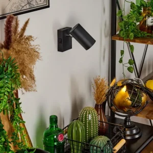 hofstein Applique murale Javel Noir, 1 lumière* Lampes Modernes
