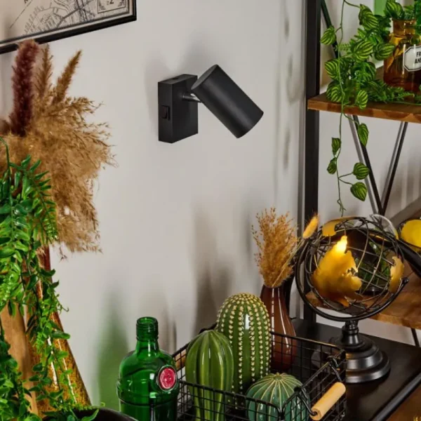 hofstein Applique murale Javel Noir, 1 lumière* Lampes Modernes