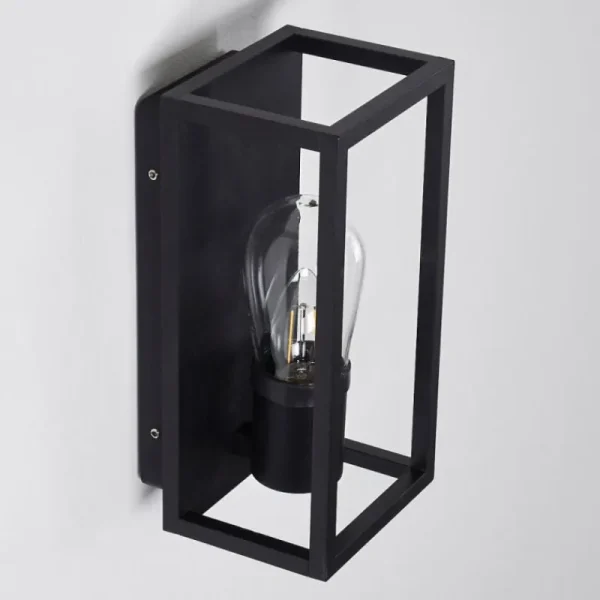 hofstein Applique murale Karlsborg Noir, 1 lumière* Lampes En Verre