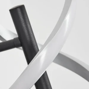 hofstein Applique murale Khovet LED Noir, 1 lumière* Lampes Modernes