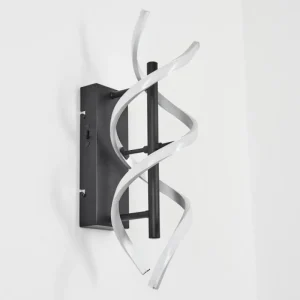 hofstein Applique murale Khovet LED Noir, 1 lumière* Lampes Modernes