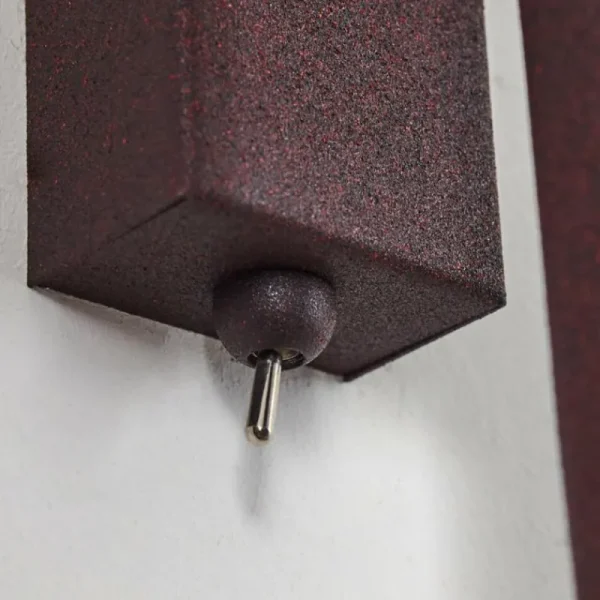 hofstein Applique murale Kundi Rouille, 1 lumière* Lampes En Verre
