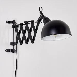 hofstein Applique murale Lasano Noir, 1 lumière* Lampes Modernes