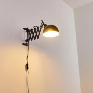 hofstein Applique murale Lasano Noir, 1 lumière* Lampes Modernes