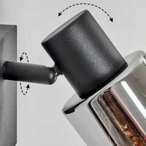 hofstein Applique murale Leteque Noir, 1 lumière* Lampes Modernes