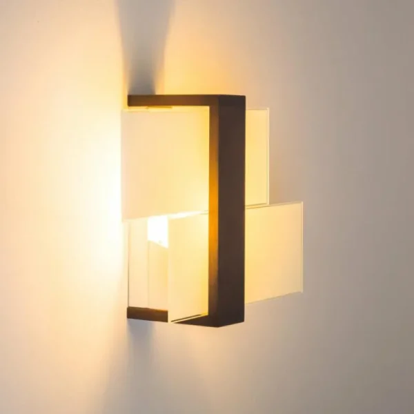 hofstein Applique murale Lovikka Bois foncé, 1 lumière* Lampes Modernes
