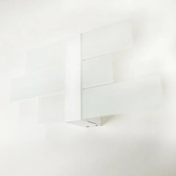 hofstein Applique murale Lovikka Blanc, 1 lumière* Lampes En Verre