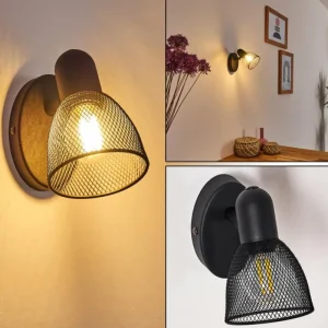 hofstein Applique murale Malawi Noir, 1 lumière* Lampes Modernes