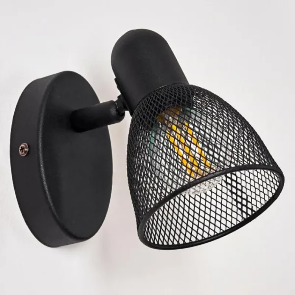 hofstein Applique murale Malawi Noir, 1 lumière* Lampes Modernes