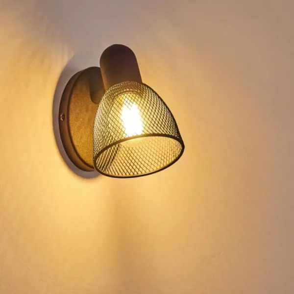 hofstein Applique murale Malawi Noir, 1 lumière* Lampes Modernes