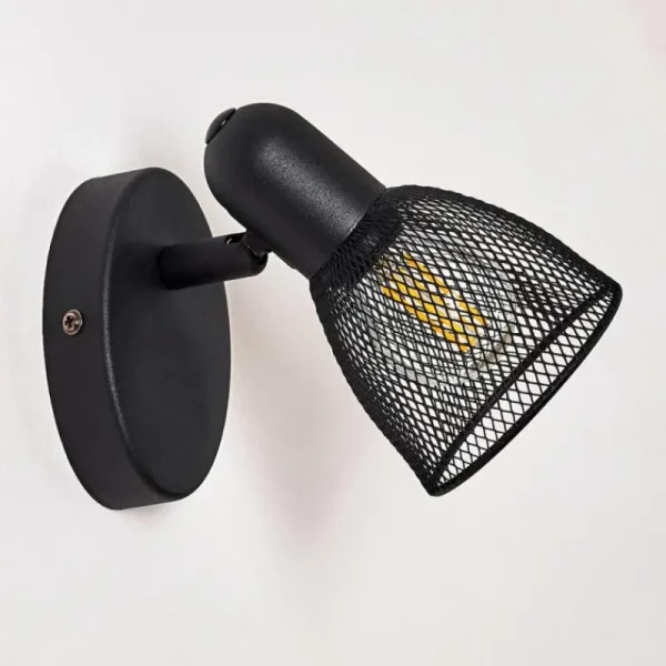 hofstein Applique murale Malawi Noir, 1 lumière* Lampes Modernes