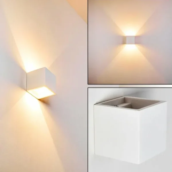 hofstein Applique murale Mazara Blanc, 1 lumière* Lampes Modernes