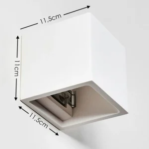 hofstein Applique murale Mazara Blanc, 1 lumière* Lampes Modernes