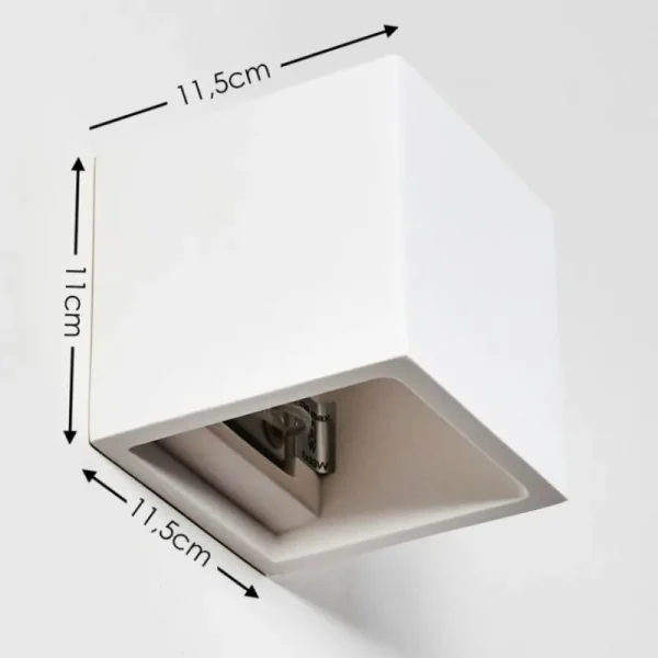 hofstein Applique murale Mazara Blanc, 1 lumière* Lampes Modernes