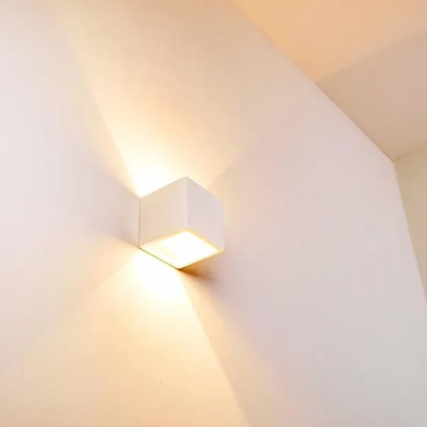 hofstein Applique murale Mazara Blanc, 1 lumière* Lampes Modernes