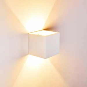 hofstein Applique murale Mazara Blanc, 1 lumière* Lampes Modernes