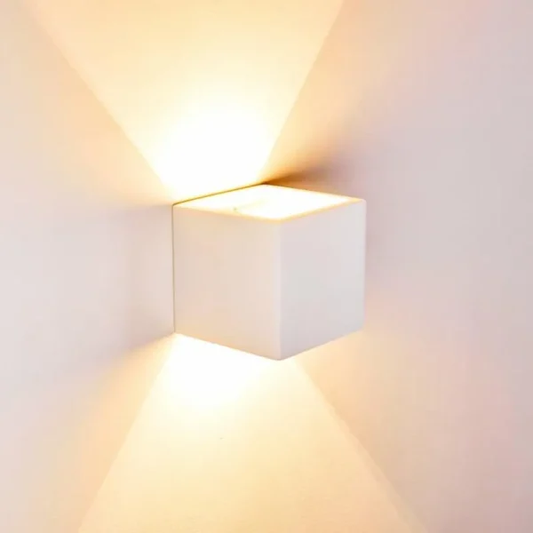 hofstein Applique murale Mazara Blanc, 1 lumière* Lampes Modernes
