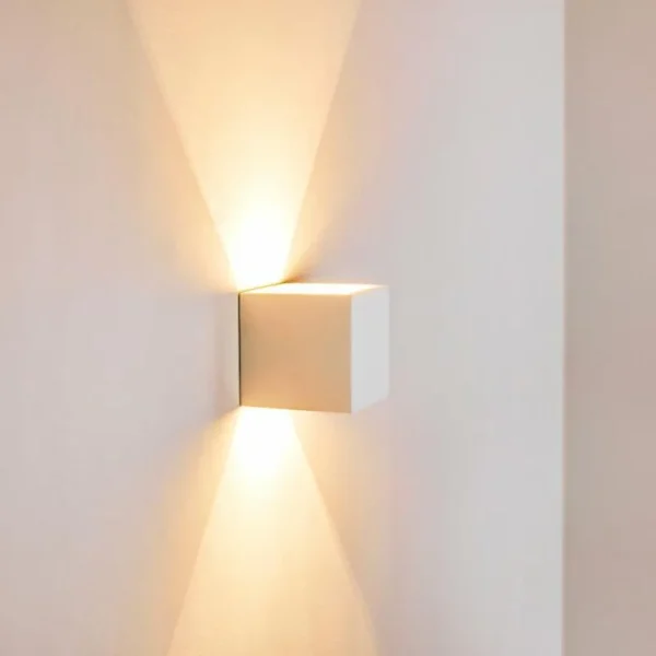 hofstein Applique murale Mazara Blanc, 1 lumière* Lampes Modernes