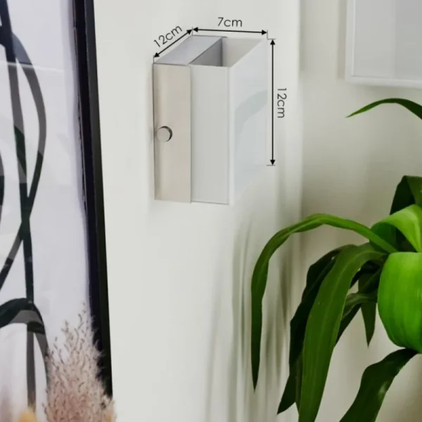 hofstein Applique murale Metaghan LED Chrome, 1 lumière* Lampes En Verre